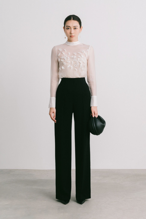 Pantalón Recto en Triacetato · Corte Limpio